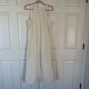 Target White Sleeveless Halter Sundress
